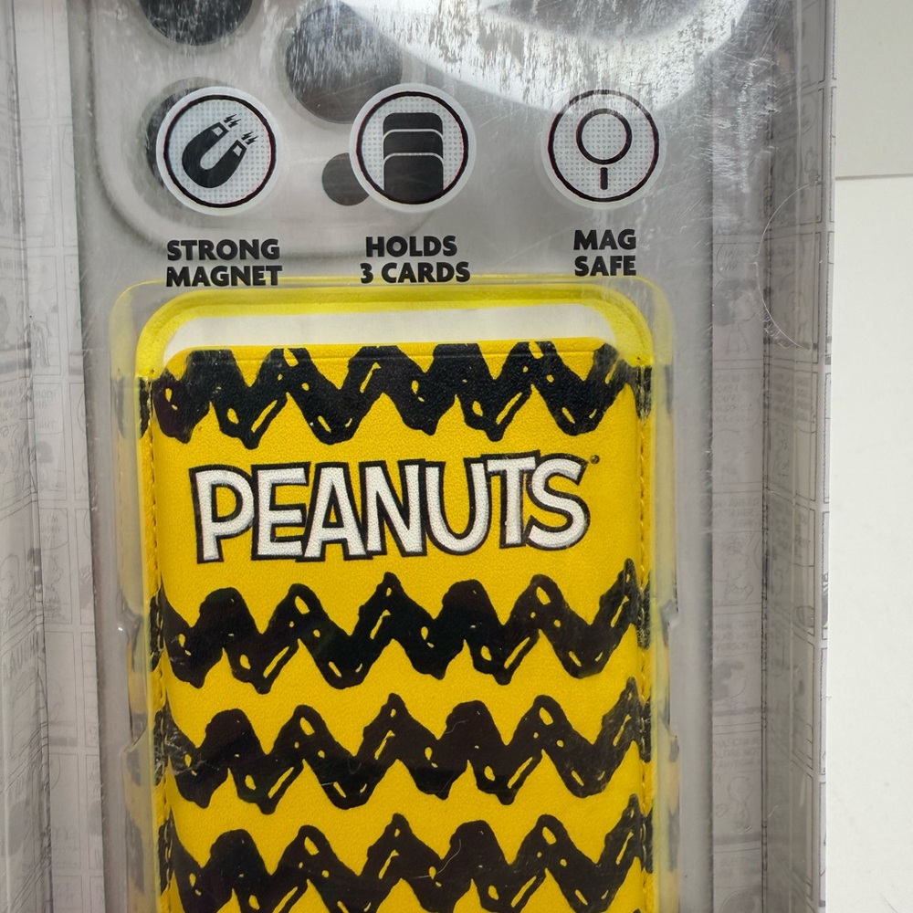 Peanuts Snoopy MagSafe Magnetic Wallet iPhone Card Holder NWT Buyer’s Choice - Picture 4 of 5